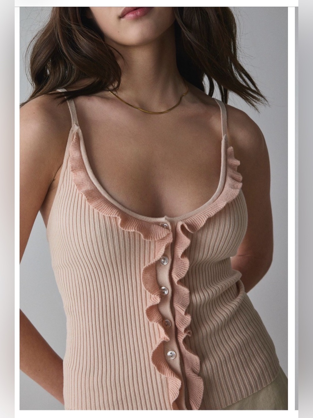 Kimchi Blue Beth Ruffle Sweater Cami - Picture 4 of 4